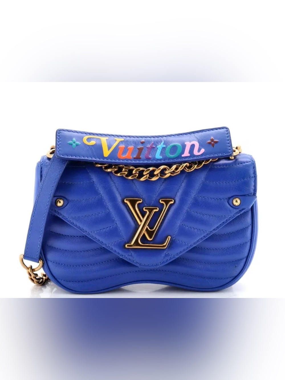 Louis Vuitton New Wave Chain Bag PM Blue Rainbow